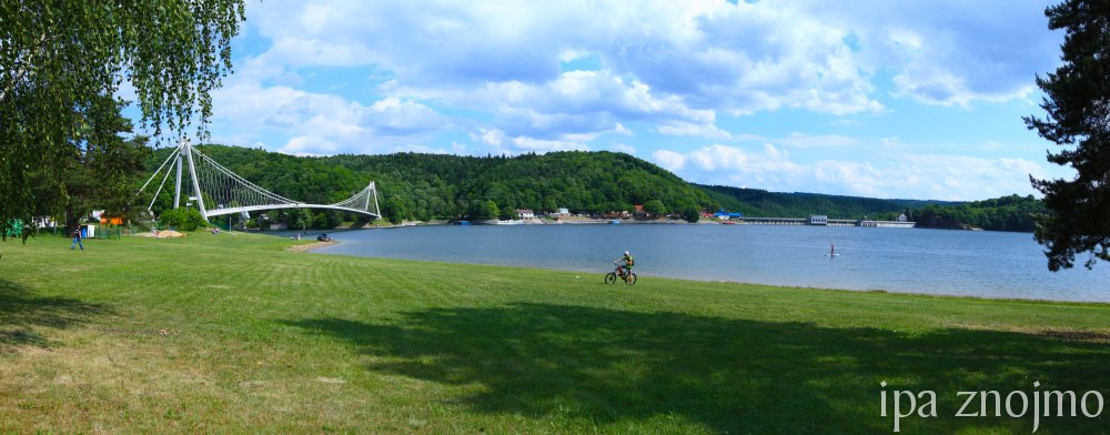 Vranovská přehrada - pláž